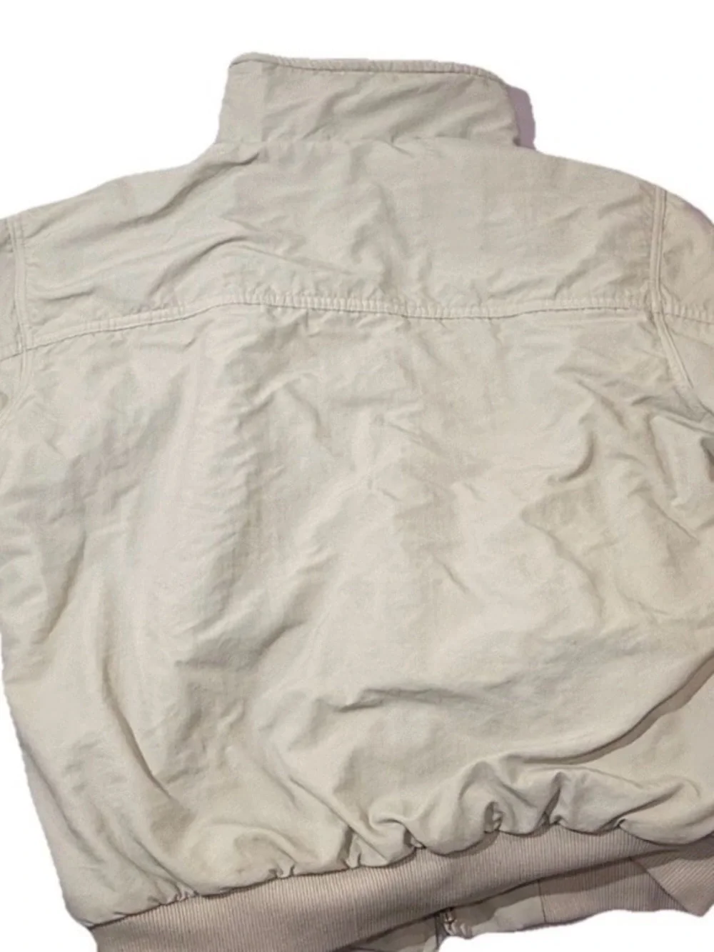 J. Crew Cream Men's Bomber Jacket